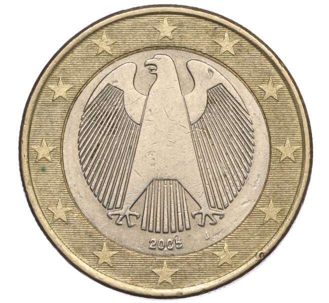 Монета 1 евро 2005 года J Германия (Артикул T11-00520)