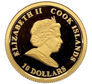 10 долларов 2007 года Острова Кука «Принцесса Диана»