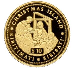 10 долларов 1998 года Кирибати «Остров Рождества»