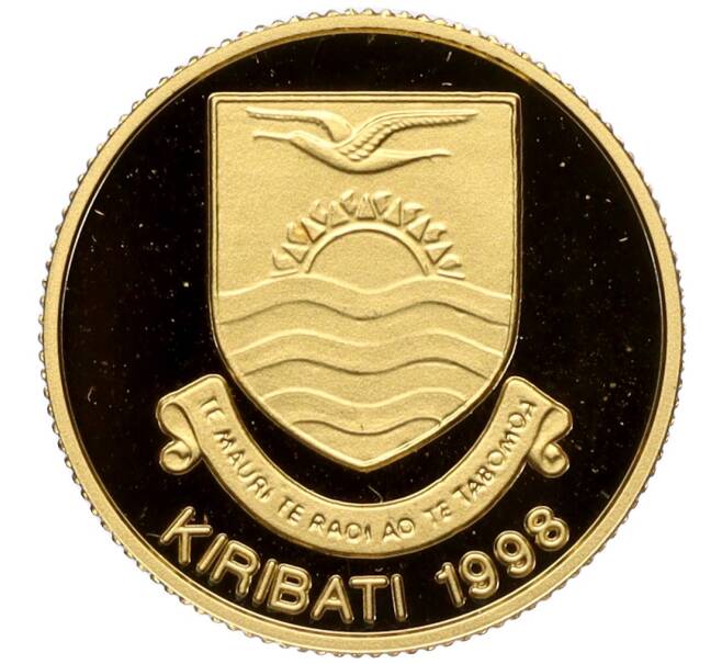 Монета 10 долларов 1998 года Кирибати «Остров Рождества» (Артикул M2-70424)