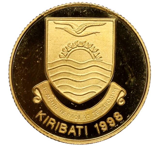 Монета 10 долларов 1998 года Кирибати «Остров Рождества» (Артикул M2-70431)