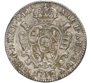 1 эскалин 1752 года Австрийские Нидерланды — Фото №2