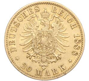 20 марок 1888 года Германия (Пруссия) — Фото №2