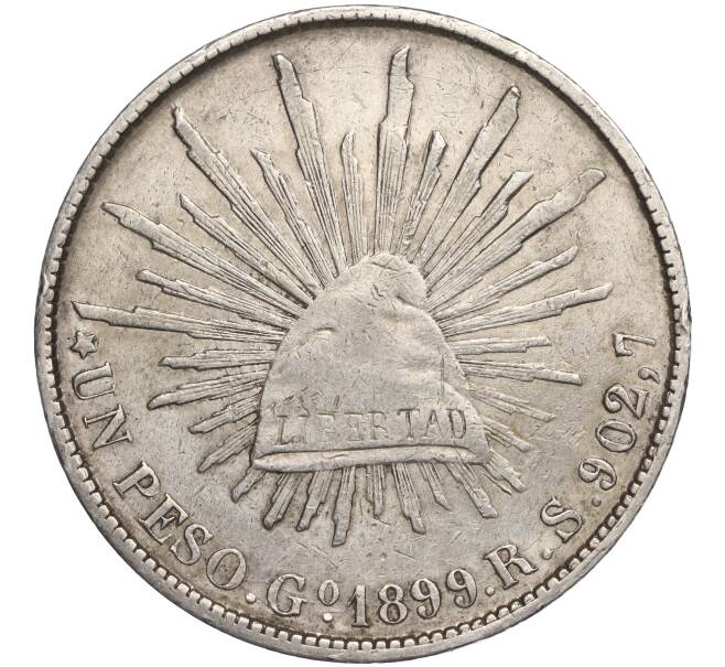 Монета 1 песо 1899 года Мексика (Артикул M2-70488)