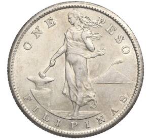 1 песо 1907 года Филиппины (Администрация США) — Фото №1