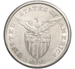 1 песо 1907 года Филиппины (Администрация США) — Фото №2