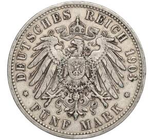 5 марок 1903 года Германия (Баден) — Фото №2