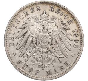 5 марок 1893 года Германия (Вюртемберг) — Фото №2
