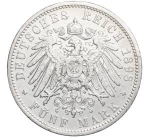 5 марок 1898 года Германия (Вюртемберг) — Фото №2