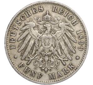 5 марок 1899 года Германия (Вюртемберг) — Фото №2