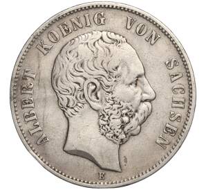 5 марок 1876 года Германия (Саксония) — Фото №1
