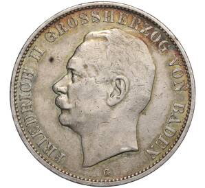 5 марок 1908 года Германия (Баден) — Фото №1