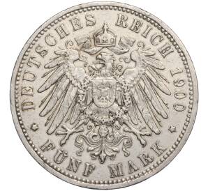 5 марок 1900 года Германия (Пруссия) — Фото №2