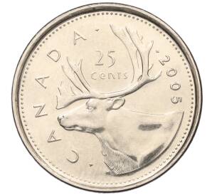 25 центов 2005 года Канада