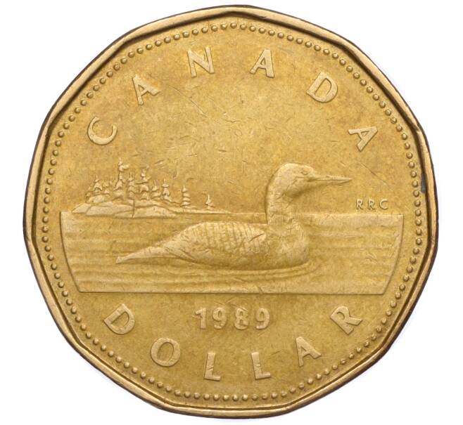 Монета 1 доллар 1989 года Канада (Артикул T11-01094)
