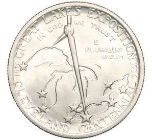 1/2 доллара (50 центов) 1936 года США «Экспозиция великих озер (Мозэс Кливлэнд)» — Фото №1