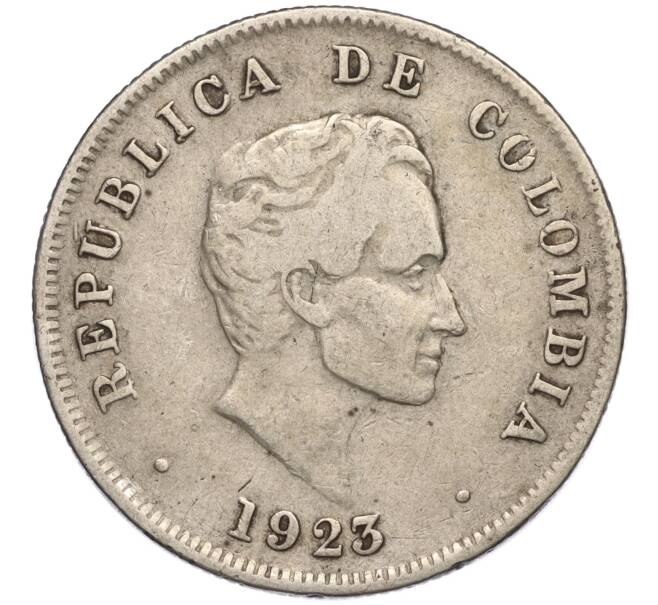 Монета 50 сентаво 1923 года Колумбия (Артикул M2-70573)