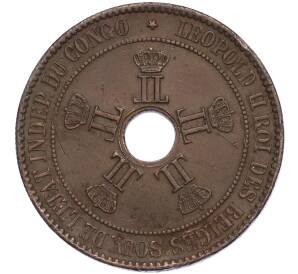 10 сантимов 1894 года Свободное государство Конго (Бельгийское Конго)