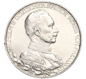 2 марки 1913 года Германия (Пруссия) «25 лет правлению Вильгельма II» — Фото №1