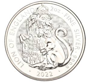 5 фунтов 2022 года Великобритания «Звери Тюдоров — Лев Англии» — Фото №1