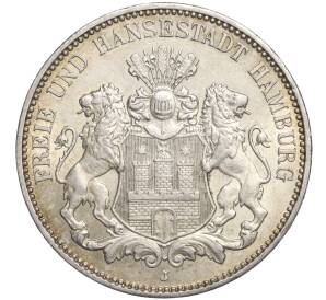 3 марки 1908 года Германия (Гамбург) — Фото №1