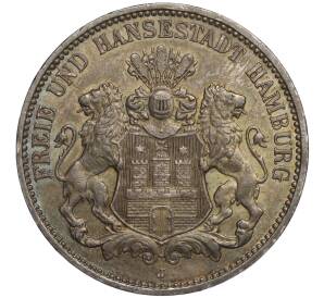 3 марки 1909 года Германия (Гамбург) — Фото №1