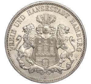 3 марки 1911 года Германия (Гамбург) — Фото №1