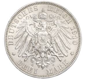 3 марки 1910 года Германия (Саксония) — Фото №2