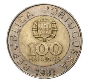 100 эскудо 1991 года Португалия — Фото №1