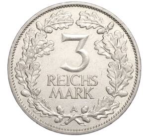 3 рейхсмарки 1925 года A Германия «Тысячелетие Рейнланда» — Фото №2