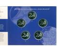Набор из 5 монет 2 евро 2019 года Германия «30 лет падению Берлинской стены» (Артикул M3-1380)