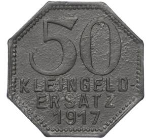 50 пфеннигов 1917 года Германия — город Тюбинген (Нотгельд) — Фото №2