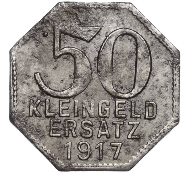 Монета 50 пфеннигов 1917 года Германия — город Тюбинген (Нотгельд) (Артикул: K11-109851) — Фото №2