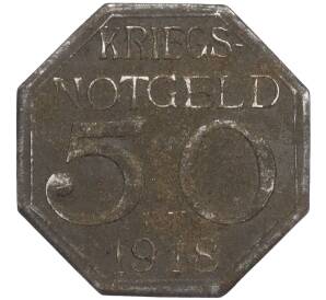 50 пфеннигов 1918 года Германия — город Вайблинген (Нотгельд) — Фото №2