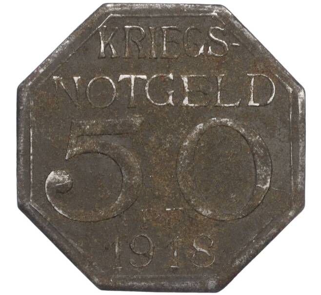 Монета 50 пфеннигов 1918 года Германия — город Вайблинген (Нотгельд) (Артикул: K11-109852) — Фото №2