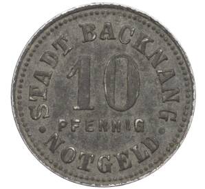 10 пфеннигов 1918 года Германия — город Бакнанг (Нотгельд) — Фото №2