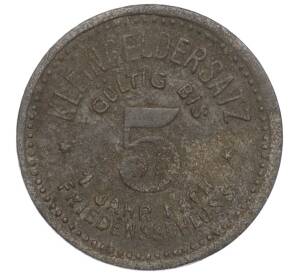 5 пфеннигов 1918 года Германия — город Мойзельвиц (Нотгельд) — Фото №2