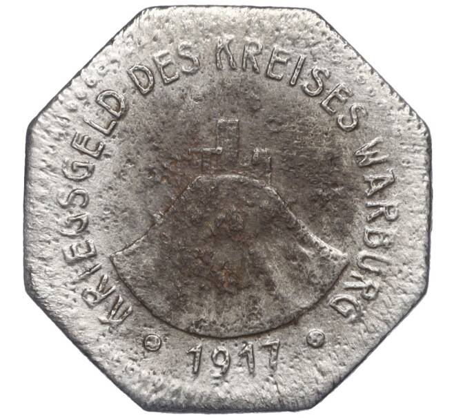 Монета 5 пфеннигов 1917 года Германия — город Варбург (Нотгельд) (Артикул K11-109895)