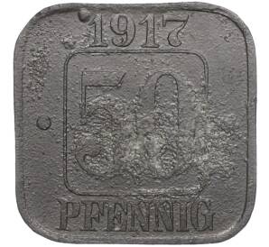 50 пфеннигов 1917 года Германия — город Рауксель (Нотгельд) — Фото №2