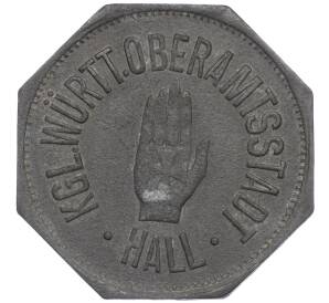 10 пфеннигов 1917 года Германия — город Халль (Нотгельд) — Фото №1