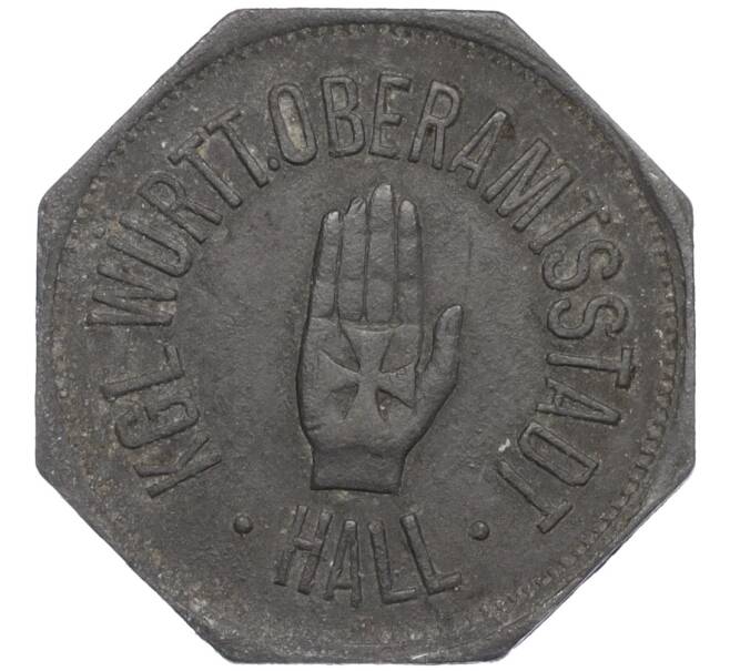 Монета 10 пфеннигов 1917 года Германия — город Халль (Нотгельд) (Артикул: K11-109902) — Фото №1