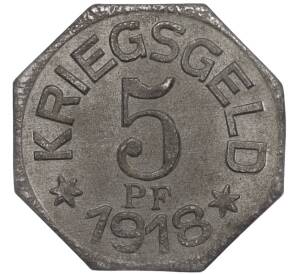 5 пфеннигов 1918 года Германия — город Гайльдорф (Нотгельд) — Фото №2