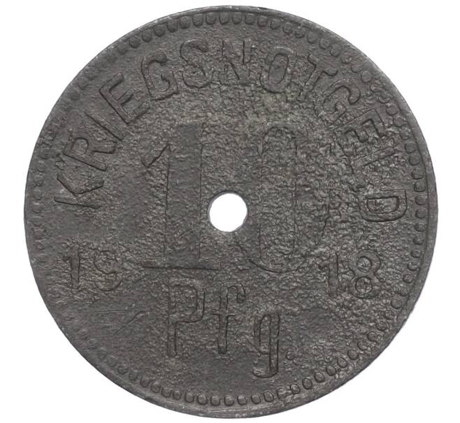 Монета 10 пфеннигов 1918 года Германия — город Вилен (Нотгельд) (Артикул: K11-109906) — Фото №2