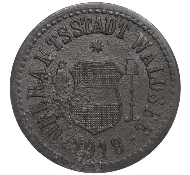Монета 10 пфеннигов 1918 года Германия — город Вальдзее (Нотгельд) (Артикул: K11-109913) — Фото №1