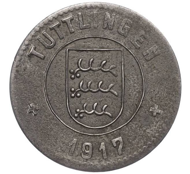 Монета 10 пфеннигов 1917 года Германия — город Туттлинген (Нотгельд) (Артикул: K11-109920) — Фото №1