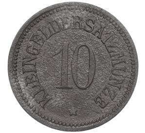 10 пфеннигов 1917 года Германия — город Лихтенфельс (Нотгельд) — Фото №2