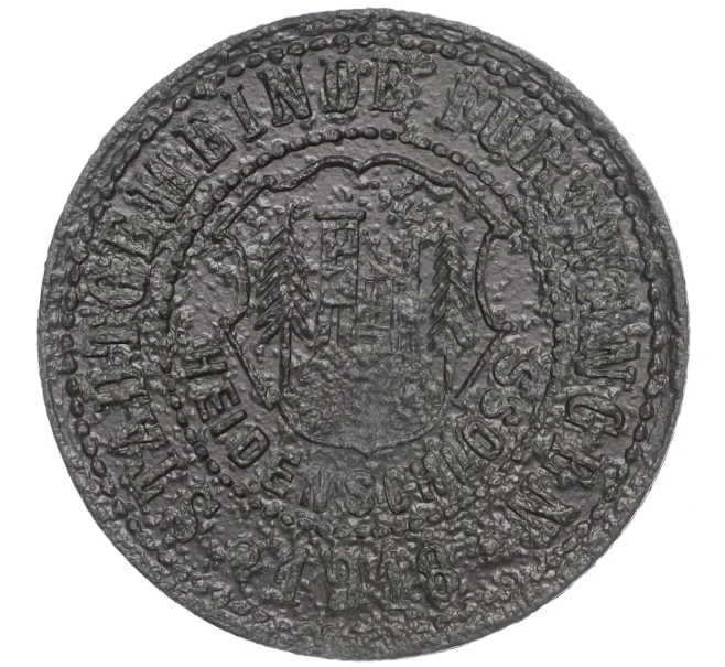 Монета 50 пфеннигов 1918 года Германия — город Фуртванген (Нотгельд) (Артикул K11-109933)