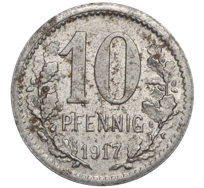 Монета 10 пфеннигов 1917 года Германия — город Унна (Нотгельд) (Артикул: K11-109956) — Фото №2