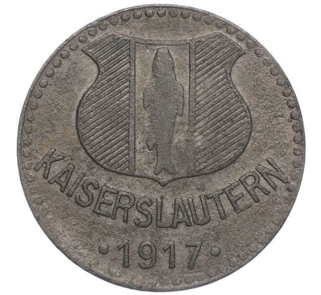 Монета 10 пфеннигов 1917 года Германия — город Кайзерслаутерн (Нотгельд) (Артикул: K11-109971) — Фото №1