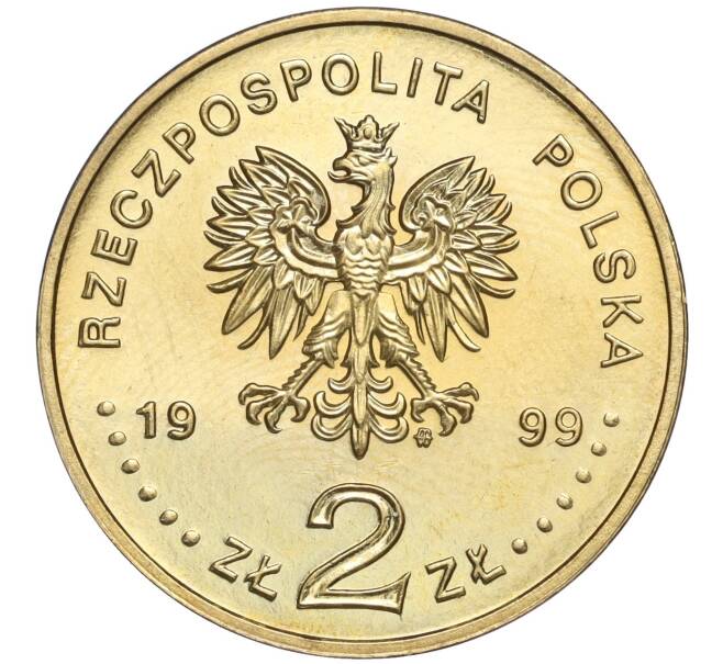 Монета 2 злотых 1999 года Польша «Вступление Польши в НАТО» (Артикул K27-84790)
